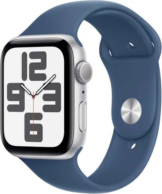 Смарт-годинник Apple Watch SE 2 GPS 40mm Silver Aluminium Case with Denim Sport Band - S/M (MXEC3) - Image 1