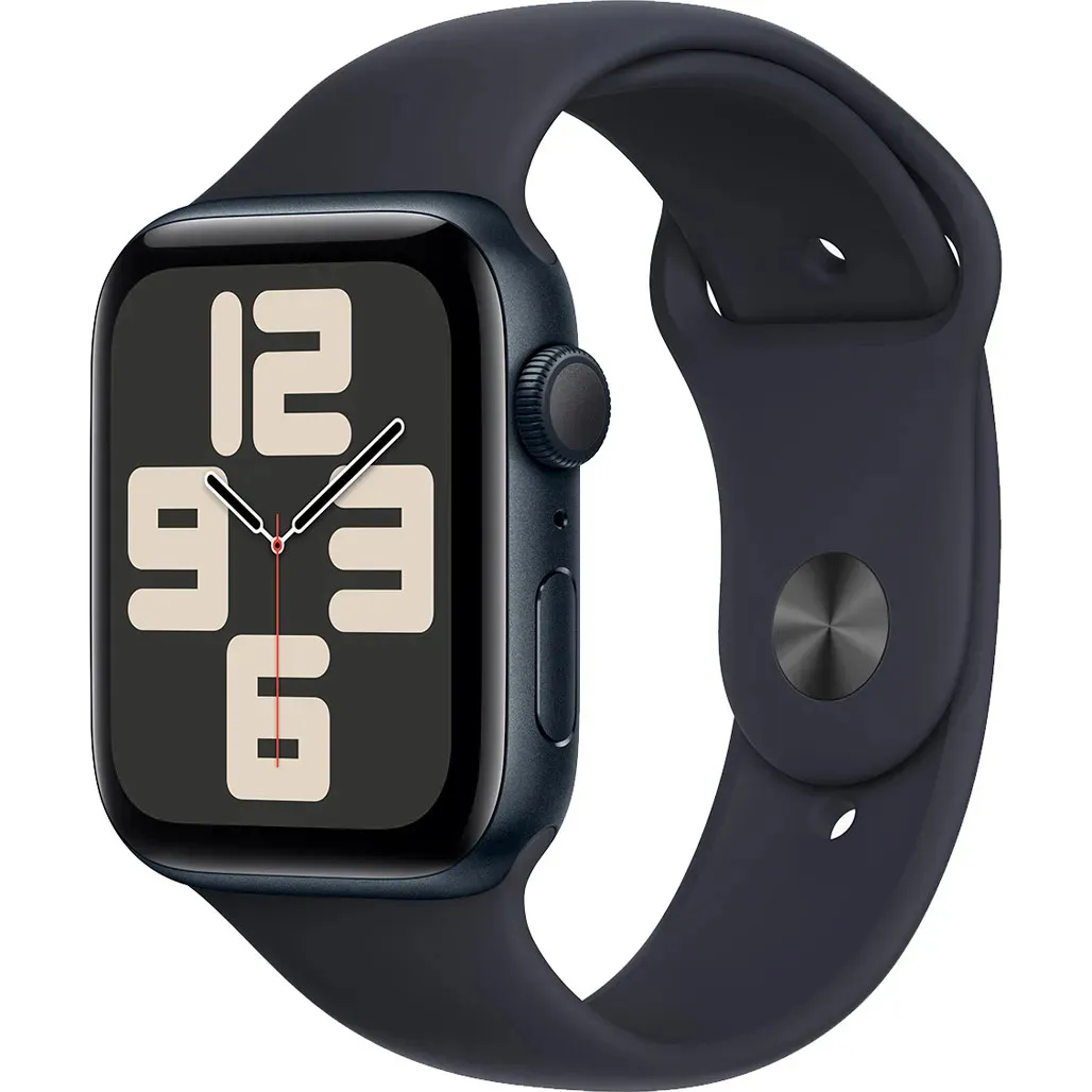 Смарт-годинник Apple Watch SE 2 GPS 44mm Midnight Aluminium Case with Midnight Sport Band M/L (MRE93) UA - Image 1