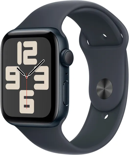 Смарт-годинник Apple Watch SE 2 GPS 44mm Midnight Aluminium Case with Midnight Sport Band - M/L (MXEK3) - Image 1