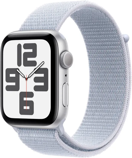 Смарт-годинник Apple Watch SE 2 GPS 44mm Silver Aluminium Case with Blue Cloud Sport Loop (MXET3) - Image 1