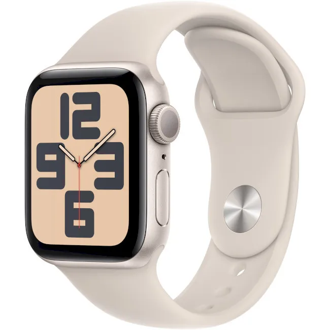Смарт-годинник Apple Watch SE 2 GPS 44mm Starlight Aluminium Case with Starlight Sport Band - M/L (MRE53)