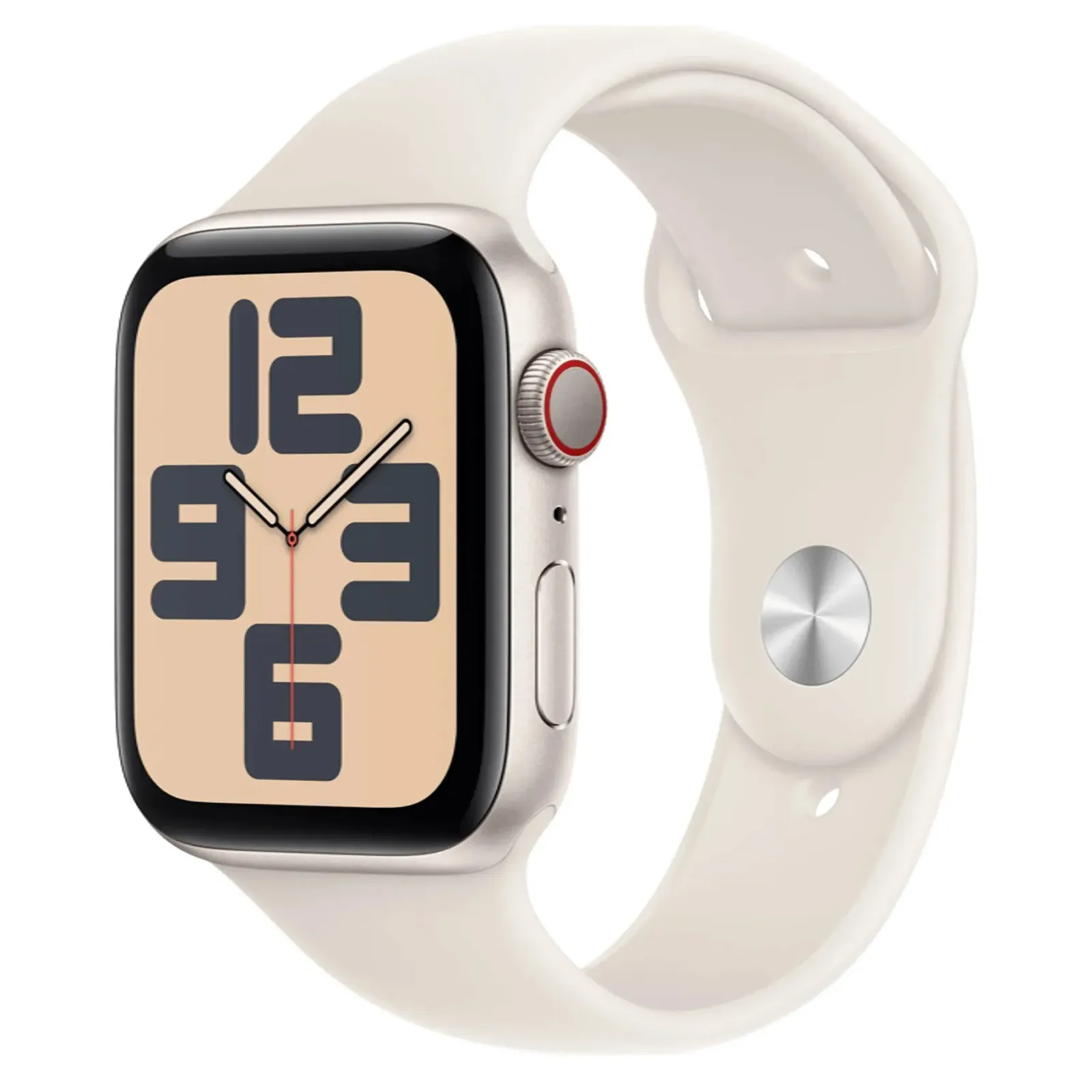 Смарт-годинник Apple Watch SE 2 GPS + Cellular 44mm Starlight Aluminum Case with Starlight Sport Band M/L (MXG83/MXGU3) - Image 1
