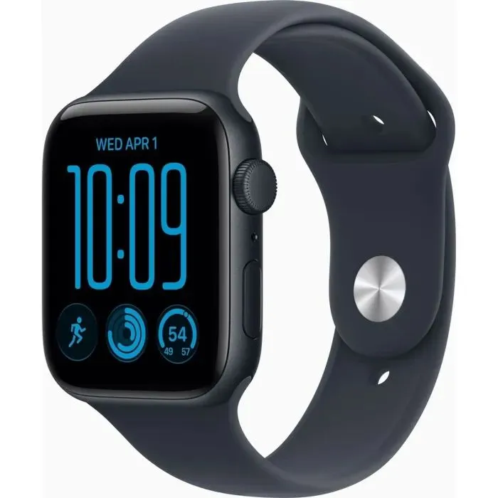 Смарт-годинник Apple Watch SE 3 2026 GPS + Cellular 40mm Midnight Aluminium Case with Navy Blue Sport Band - S/M (MJLG4) - Image 1