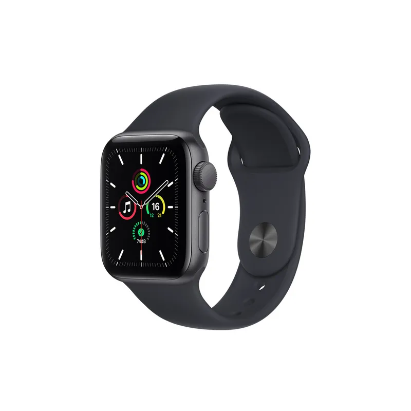 Смарт-годинник Apple Watch SE GPS 40mm Space Gray Aluminum Case with Midnight Sport Band (MKQ13) - Image 1