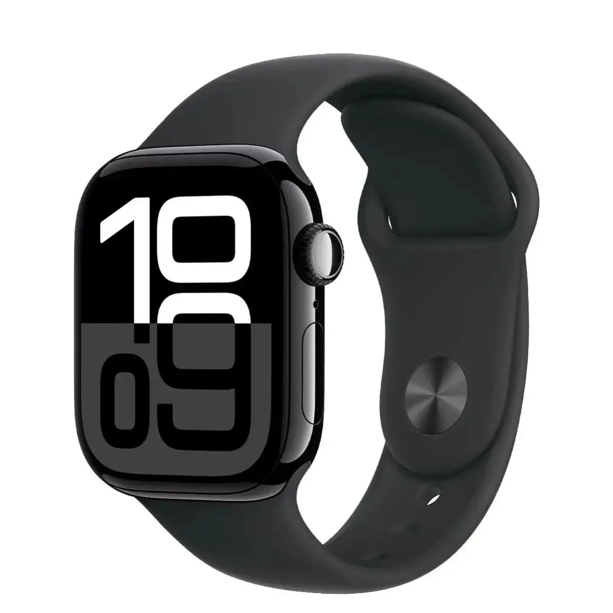 Смарт-годинник Apple Watch Series 10 GPS + Cellular 42mm Jet Black Aluminium Case with Black Sport Band - S/M (MWX63)