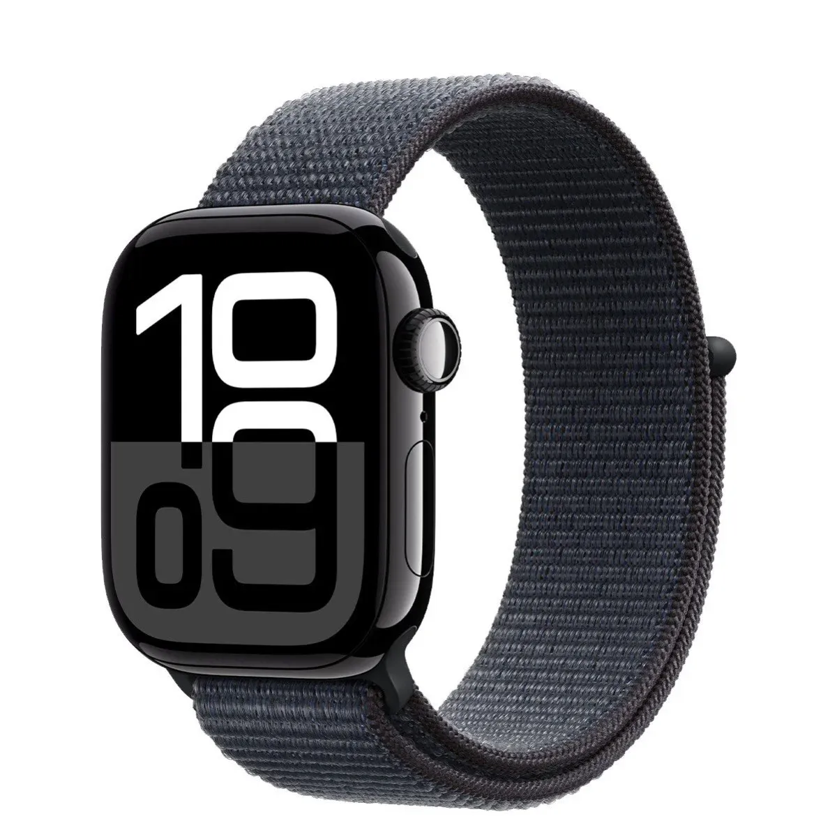 Смарт-годинник Apple Watch Series 10 GPS + Cellular 46mm Jet Black Aluminum Case with Ink Sport Loop (MWY53) - Image 1