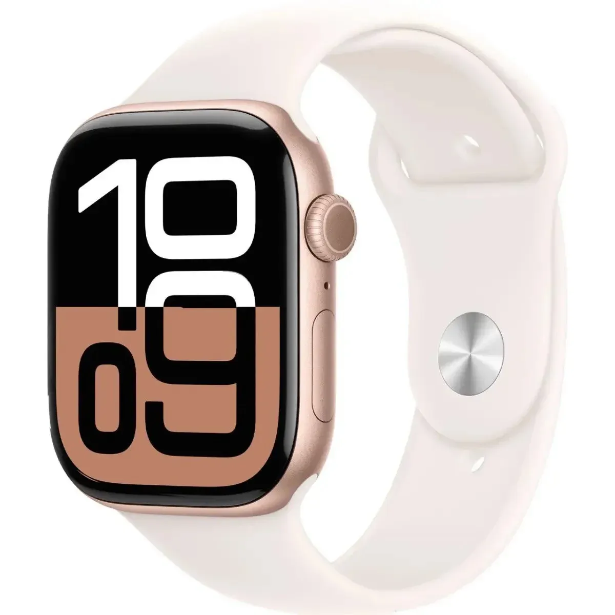 Смарт-годинник Apple Watch Series 10 GPS + Cellular 46mm Rose Gold Aluminum Case with Light Blush Sport Band - M/L (MWY73) - Image 1