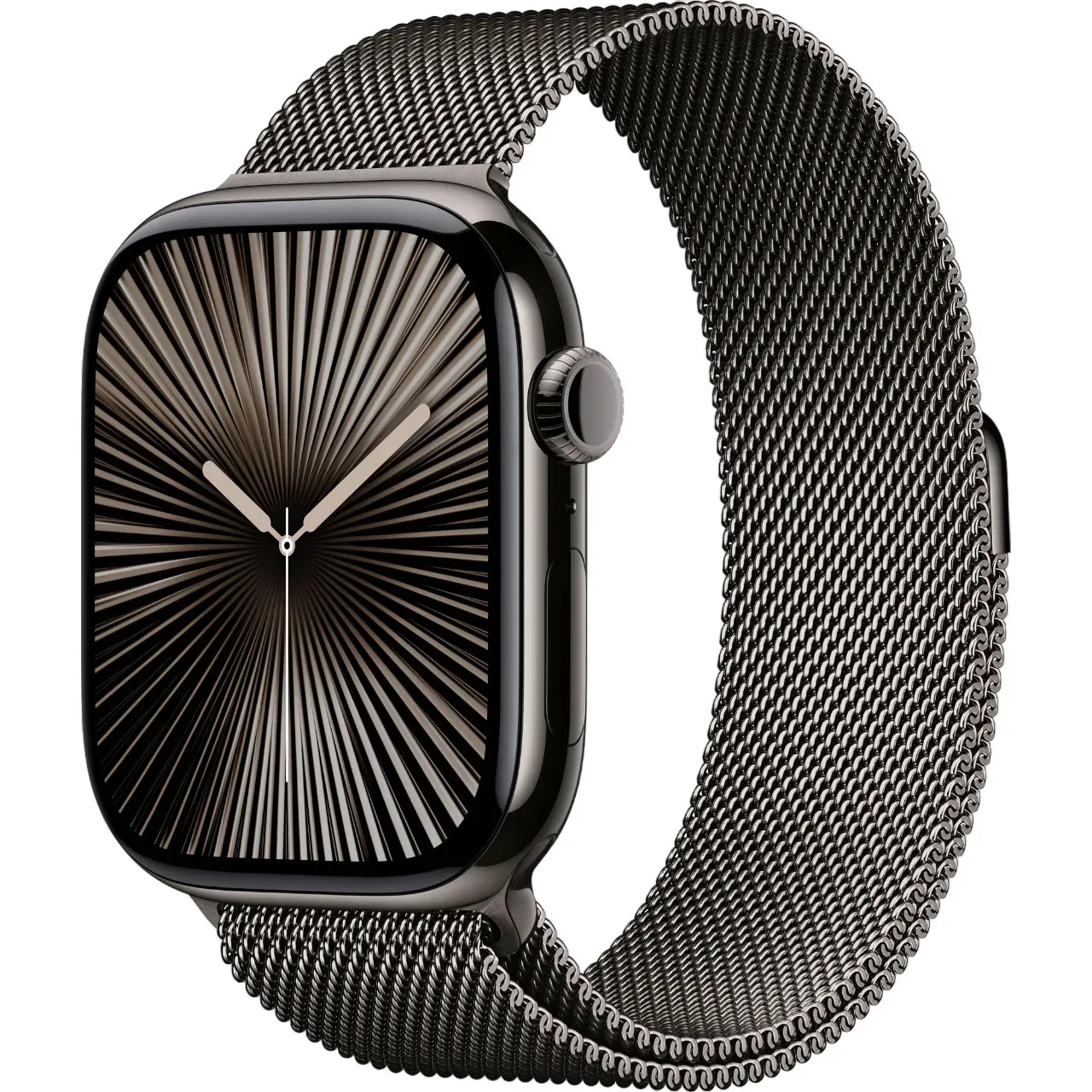 Смарт-годинник Apple Watch Series 10 GPS + Cellular 46mm Slate Titanium Case with Slate Milanese Loop - S/M (MC7R4) - Image 1