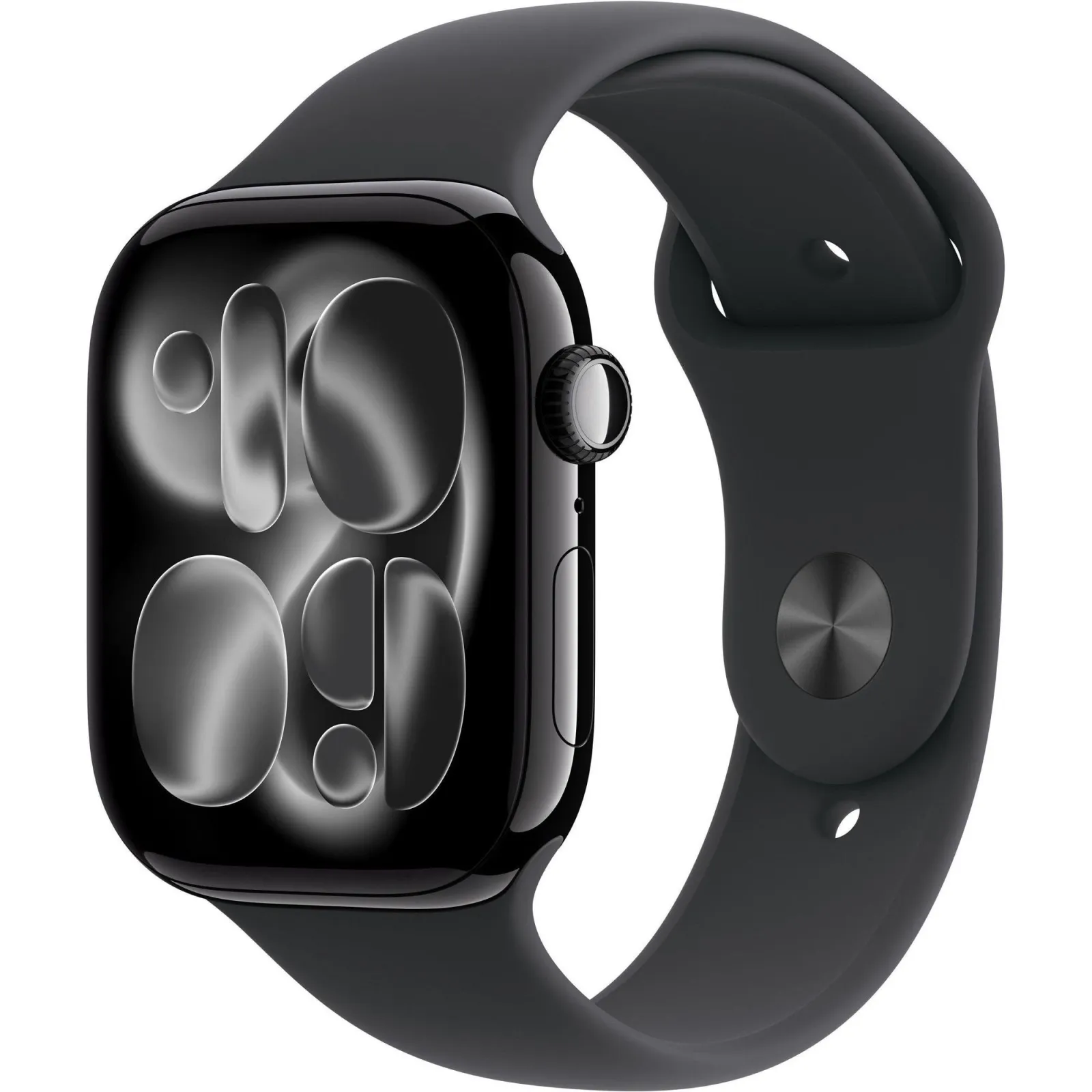 Смарт-годинник Apple Watch Series 11 GPS 42mm Jet Black Aluminium Case with Black Sport Band - S/M (MEQT4)