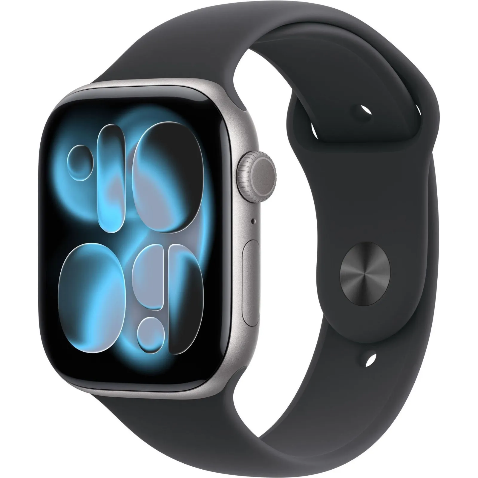Смарт-годинник Apple Watch Series 11 GPS 42mm Space Grey Aluminium Case with Black Sport Band - S/M (MEQW4)