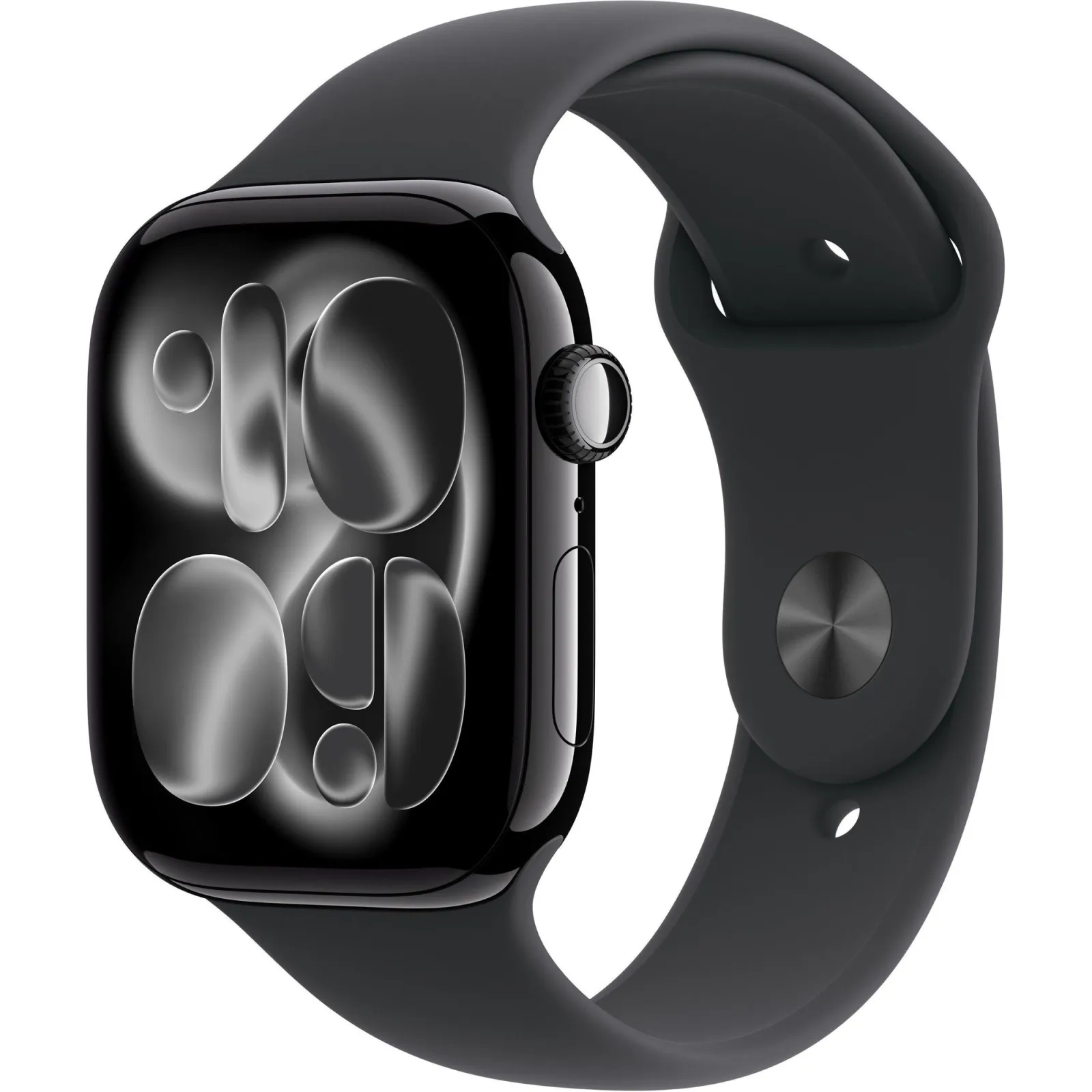 Смарт-годинник Apple Watch Series 11 GPS 46mm Jet Black Aluminium Case with Black Sport Band - S/M (MEUW4)