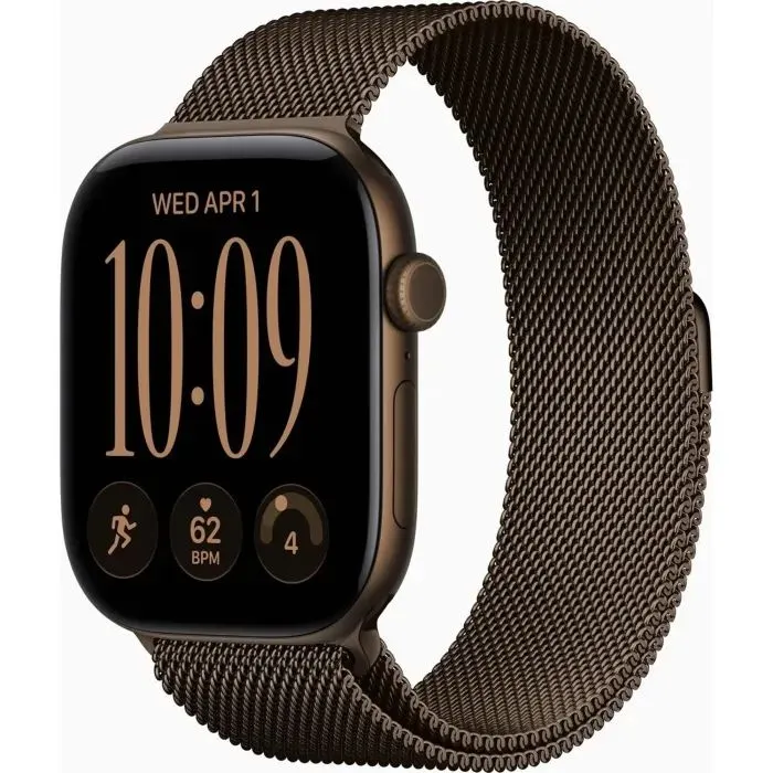 Смарт-годинник Apple Watch Series 12 GPS + Cellular 42mm Dark Bronze Aluminium Case with Dark Bronze Milanese Loop (MKDK4) - Image 1