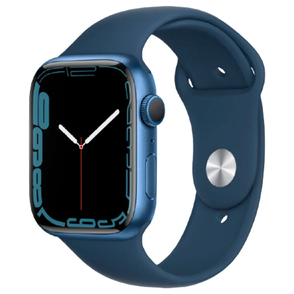 Смарт-годинник Apple Watch Series 7 GPS 45mm Blue Aluminum Case With Blue Sport Band (MKN83)