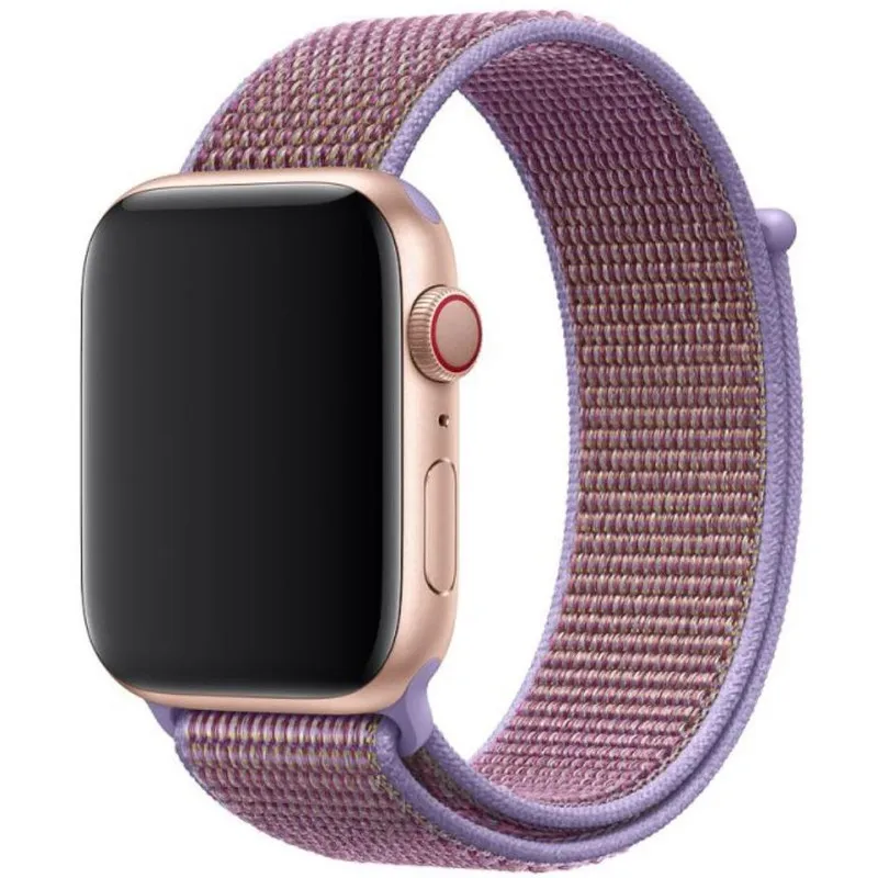 Смарт-годинник Apple Watch Series 7 GPS 45mm Starlight Aluminum C. with English Lavender S.Band (MKNP3+MKUY3) - Image 1
