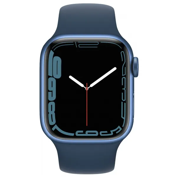 Смарт-годинник Apple Watch Series 7 GPS + Cellular 41mm Blue Aluminum Case w. Abyss Blue S. Band (MKHC3) - Image 1