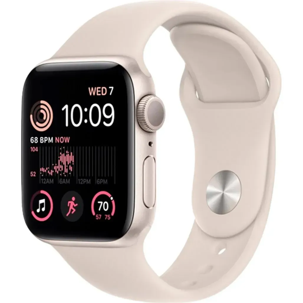 Смарт-годинник Apple Watch Series 8 GPS 41mm Starlight Aluminum Case with Starlight Sport Band M/L (MNUF3) - Image 1