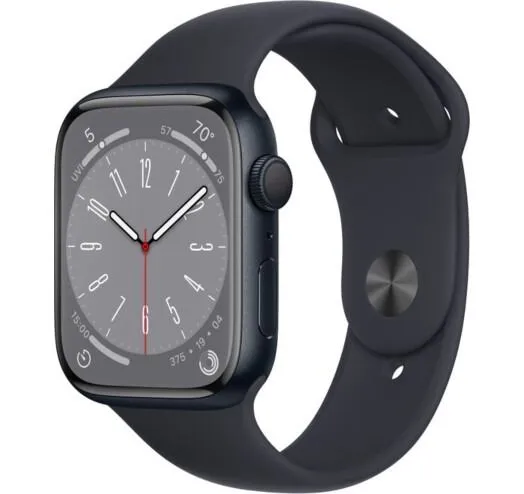 Смарт-годинник Apple Watch Series 8 GPS + Cellular 41mm Midnight Aluminum Case with Midnight Sport Band (MNHV3)