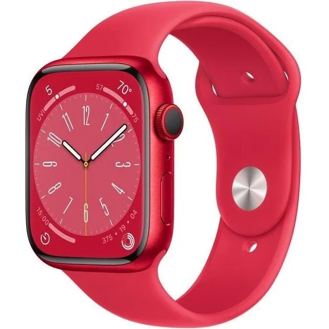 Смарт-годинник Apple Watch Series 8 GPS + Cellular 45mm Product Red Aluminum Case with Product Red Sport Band M/L (MNVU3)