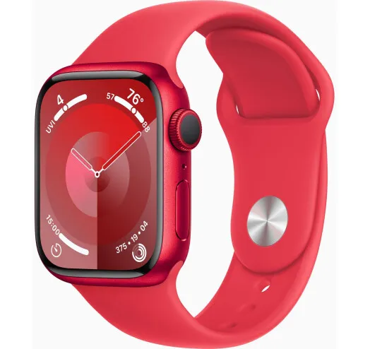 Смарт-годинник Apple Watch Series 9 GPS 41mm Product Red Aluminium Case with Product Red Sport Band - M/L (MRXH3) - Image 1