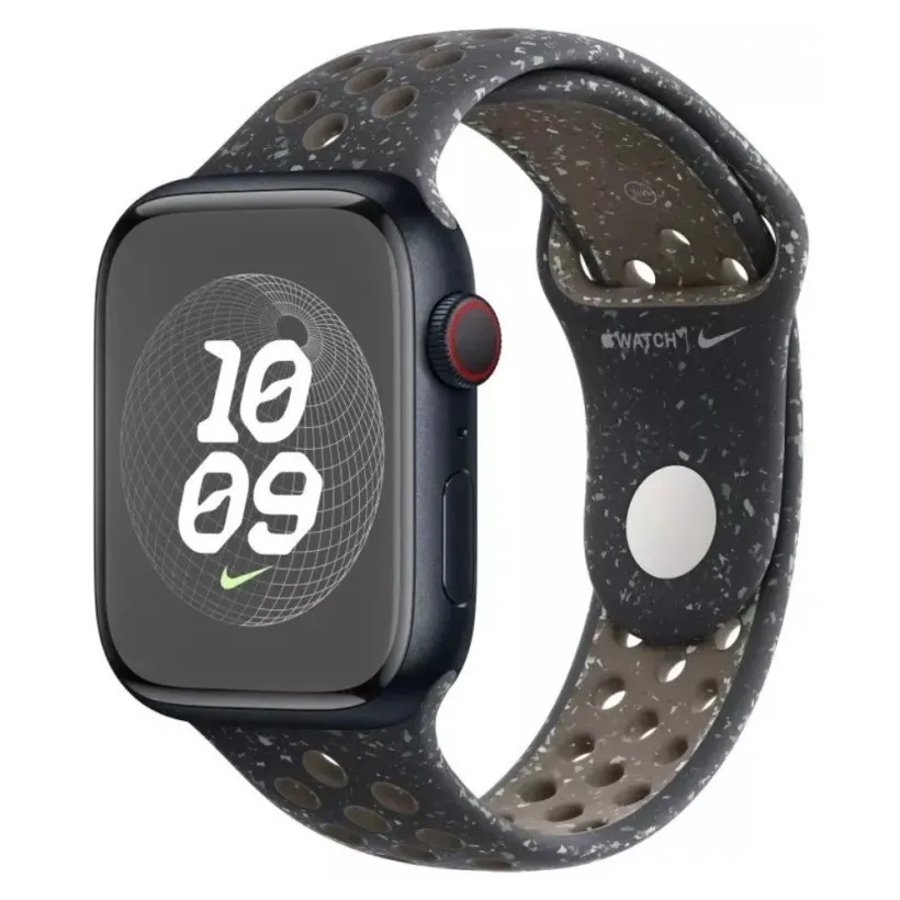 Смарт-годинник Apple Watch Series 9 GPS 45mm Midnight Aluminum Case with Midnight Sky Nike Sport Band - M/L (MR9Q3+MUV53)