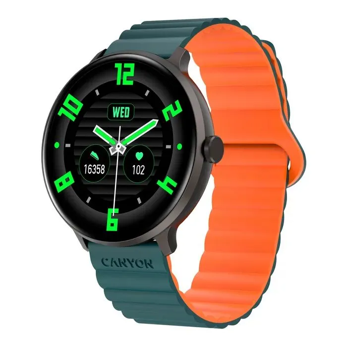Смарт-годинник Canyon Jacky SW-69 Green Orange (CNS-SW69BG)