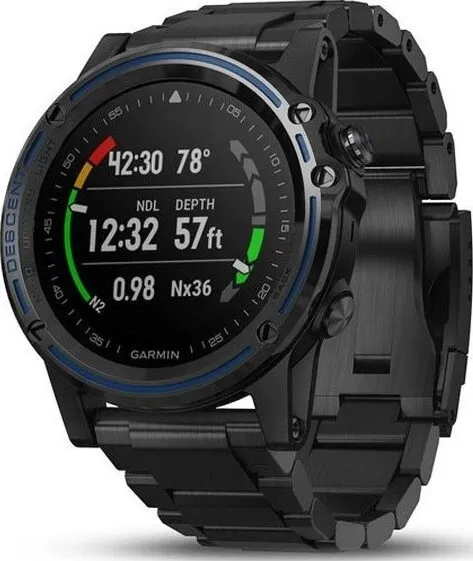 Смарт-годинник Garmin Descent Mk1 Grey Sapphire with Titanium Band (010-01760-11/01)
