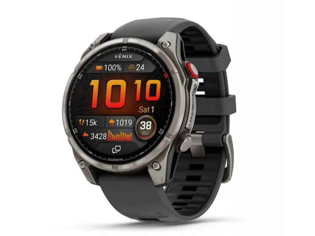 Смарт-годинник Garmin Fenix 8 Pro 47 mm AMOLED Titanium with Graphite/Black (010-03198-10/11)