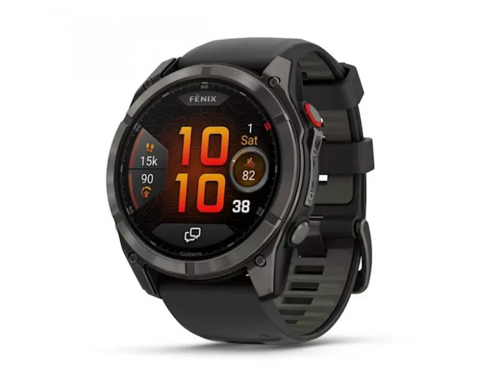 Смарт-годинник Garmin Fenix 8 Pro 51 mm AMOLED Carbon Gray DLC Titanium with Black/Pebble Gray (010-03199-00/01)