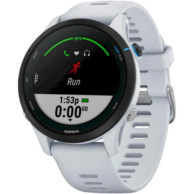 Смарт-годинник Garmin Forerunner 255 Music Whitestone (010-02641-21)