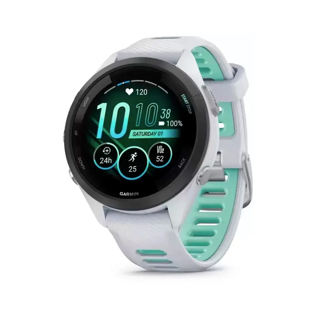 Смарт-годинник Garmin Forerunner 265S Black Bezel w. Whitestone Case and Whitestone/Neo Tropic S. Band (010-02810-04/14) - Image 1
