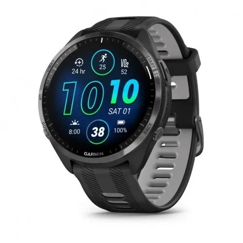 Смарт-годинник Garmin Forerunner 965 Carbon Gray Titanium Bezel (010-02809-00/10)