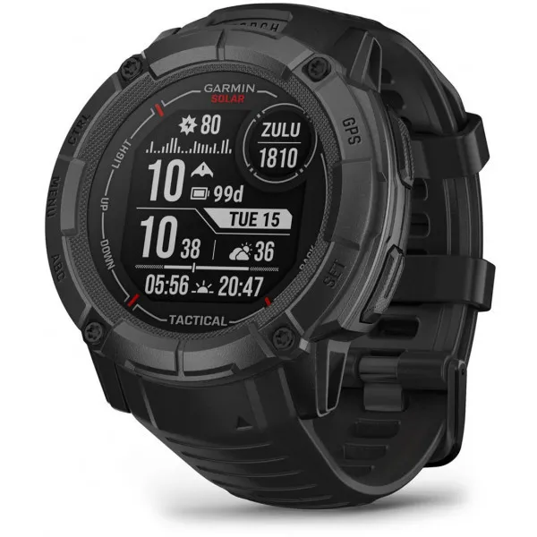 Смарт-годинник Garmin Instinct 2X Solar - Tactical Edition Black (010-02805-13/03)