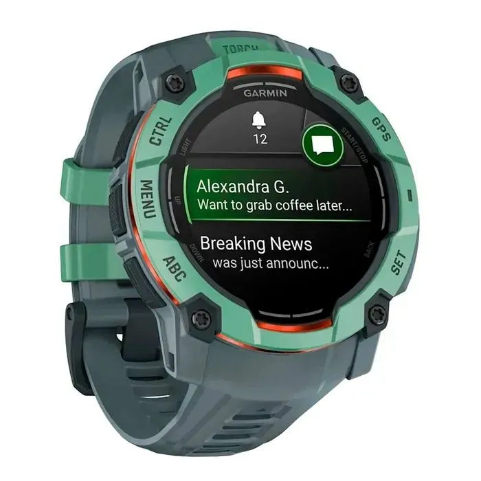 Смарт-годинник Garmin Instinct 3, 50mm, AMOLED, Neotropic Bezel with Twilight Band, GPS (010-03020-01)
