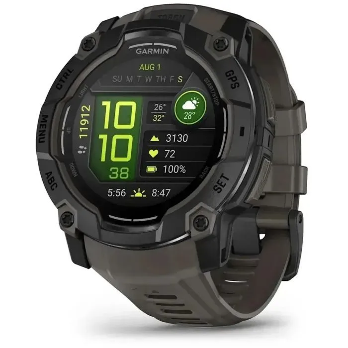 Смарт-годинник Garmin Instinct 3, Tactical, AMOLED, 50mm, Black, GPS (010-03020-50)