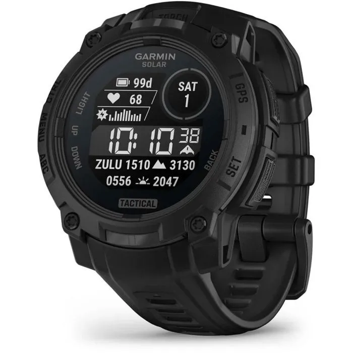 Смарт-годинник Garmin Instinct 3, Tactical, Solar, 45mm, Black, GPS смарт-годинник (010-02934-50)