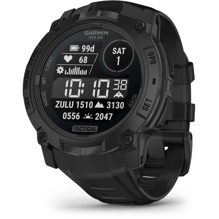 Смарт-годинник Garmin Instinct 3, Tactical, Solar, 50mm, Black,GPS смарт-годинник (010-02935-50)