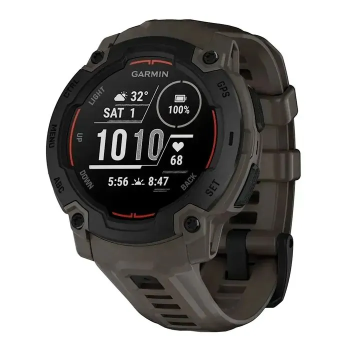 Смарт-годинник Garmin Instinct E, 45 mm, Black Bezel with Charcoal Band, GPS смарт-годинник (010-02933-00)