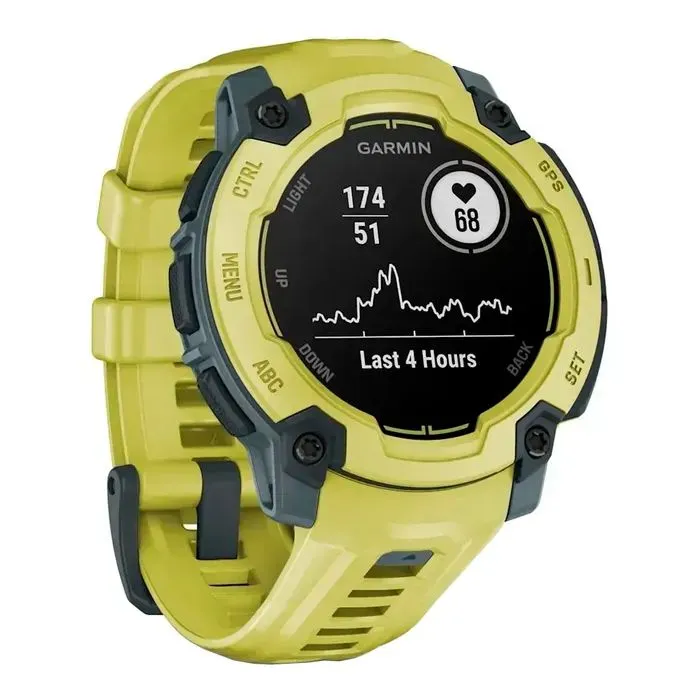 Смарт-годинник Garmin Instinct E, 45 mm, ElectricLimeBezel w/ ElectricLimeBand, GPS смарт-годинник (010-02933-01)