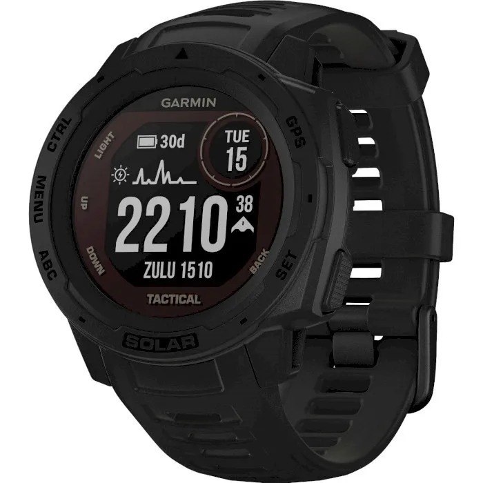 Смарт-годинник Garmin Instinct Solar Tactical Black (010-02293-03) - Image 1