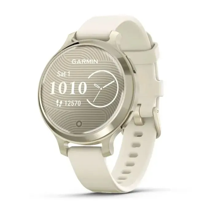 Смарт-годинник Garmin Lily 2 Active, Lunar Gold/Bone, Silicone, (010-02891-00/50)