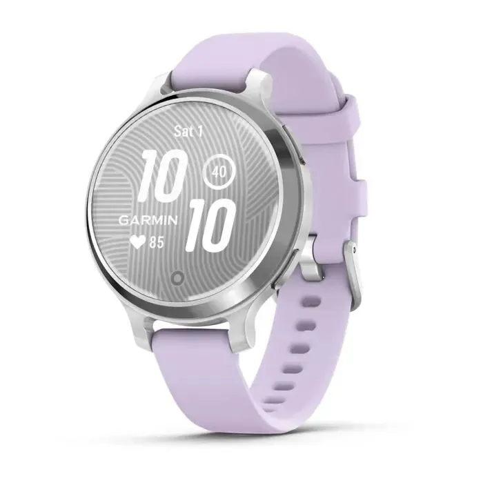 Смарт-годинник Garmin Lily 2 Active, Silver/Jasmine Purple, Silicone, (010-02891-01) - Image 1