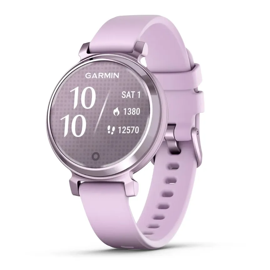 Смарт-годинник Garmin Lily 2 Metallic Lilac with Lilac Silicone Band (010-02839-21) - Image 1