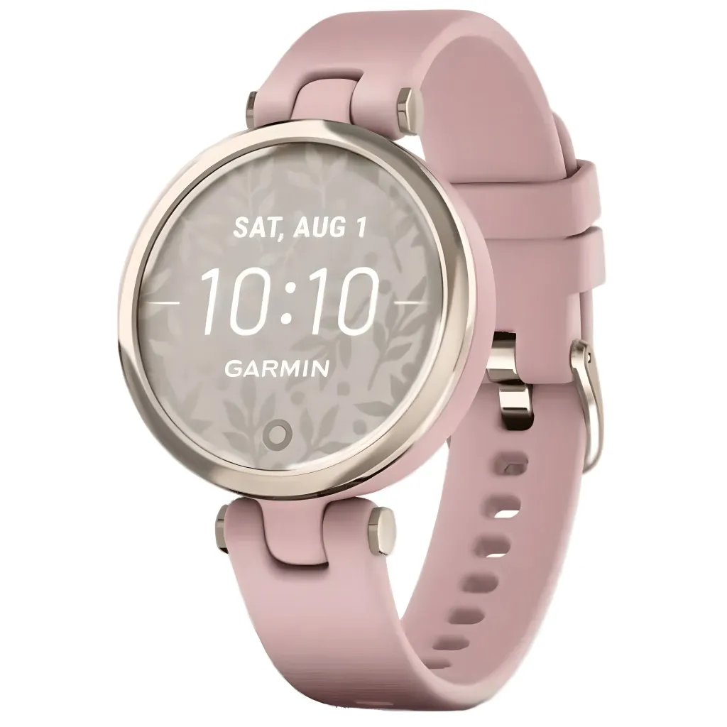 Смарт-годинник Garmin Lily Sport Edition - Cream Gold Bezel with Dust Rose Case and S. Band (010-02384-03/13) - Image 1