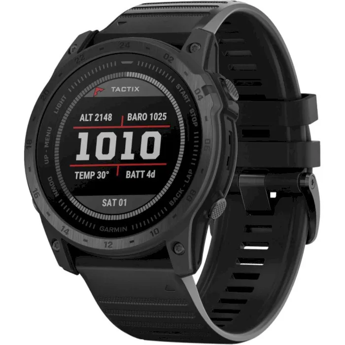 Смарт-годинник Garmin Tactix 7 Premium Tactical GPS Watch with Silicone Band (010-02704-00/01) - Image 1
