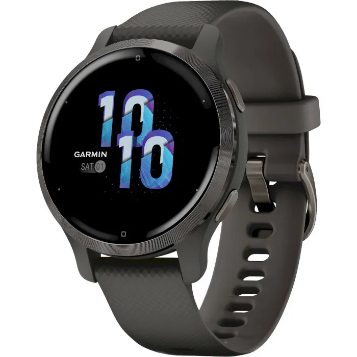 Смарт-годинник Garmin Venu 2S Slate Bezel with Graphite Case and Silicone Band (010-02429-10/00) - Image 1