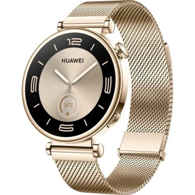 Смарт-годинник Huawei WATCH GT 4 41mm Elegant Light Gold Milanese (55020BJA)