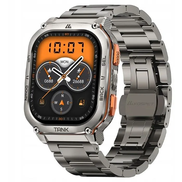 Смарт-годинник KOSPET Tank M3 ULTRA SE SILVER (6974958251071)