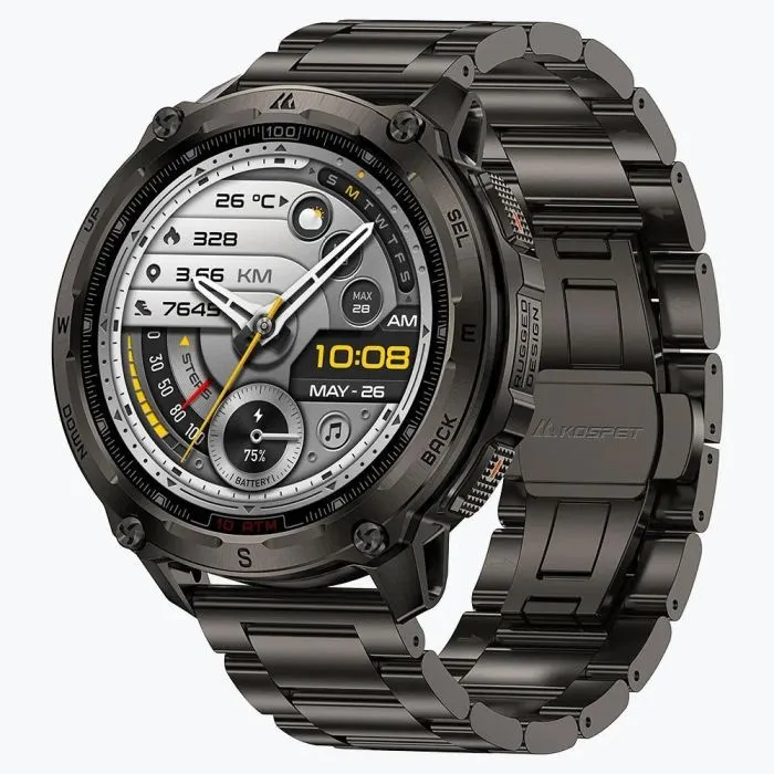 Смарт-годинник KOSPET TANK T4SE BLACK (6978602500607) - Image 1