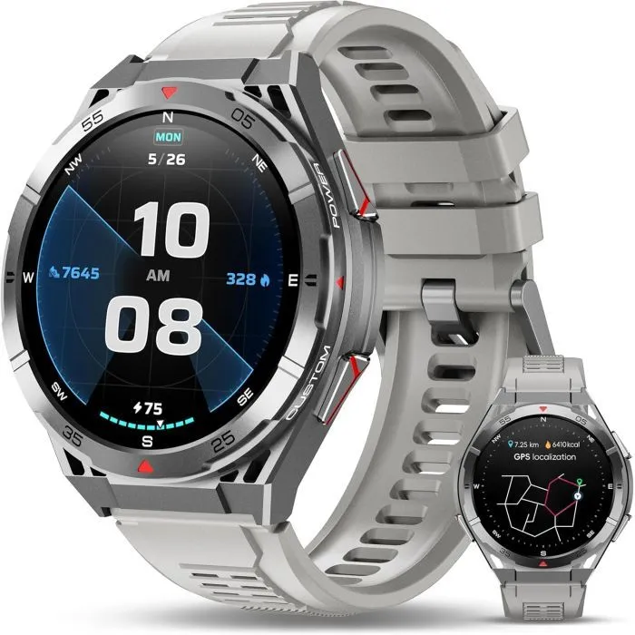 Смарт-годинник OUKITEL BT12 Grey (6931940789585)