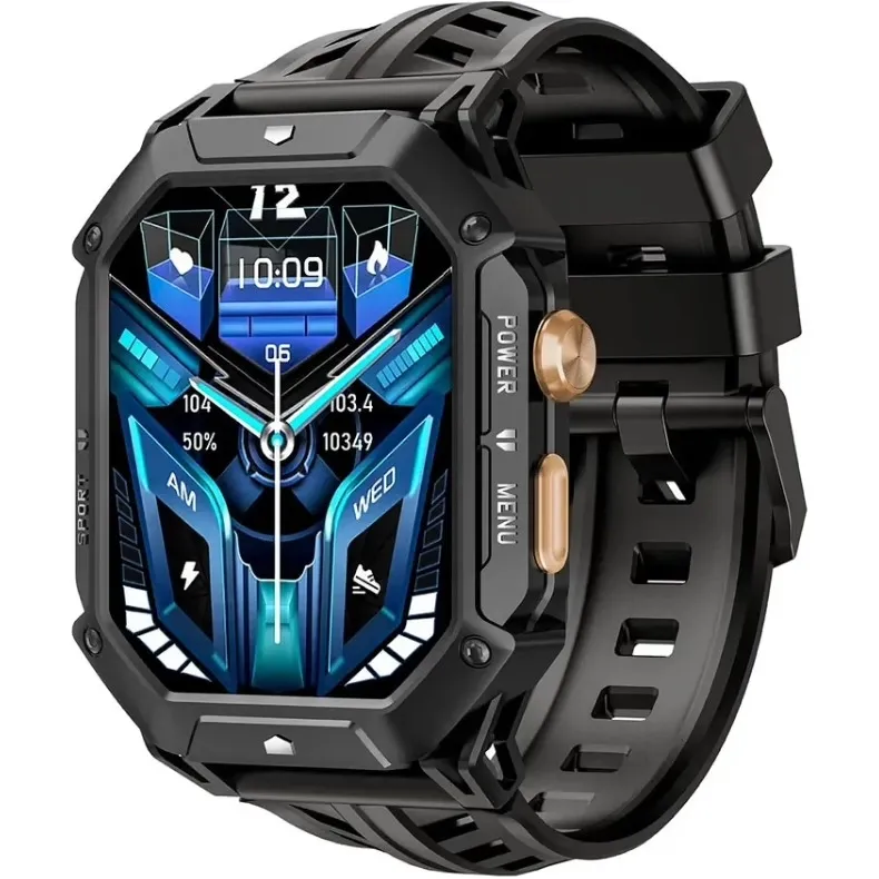 Смарт-годинник Oukitel BT80 Black (6931940754668) - Image 1